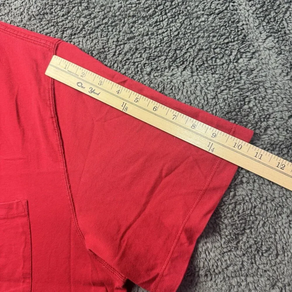 The Foundry Supply Co Mens Red 4XLT Big Tall Short Sleeve T-Shirt